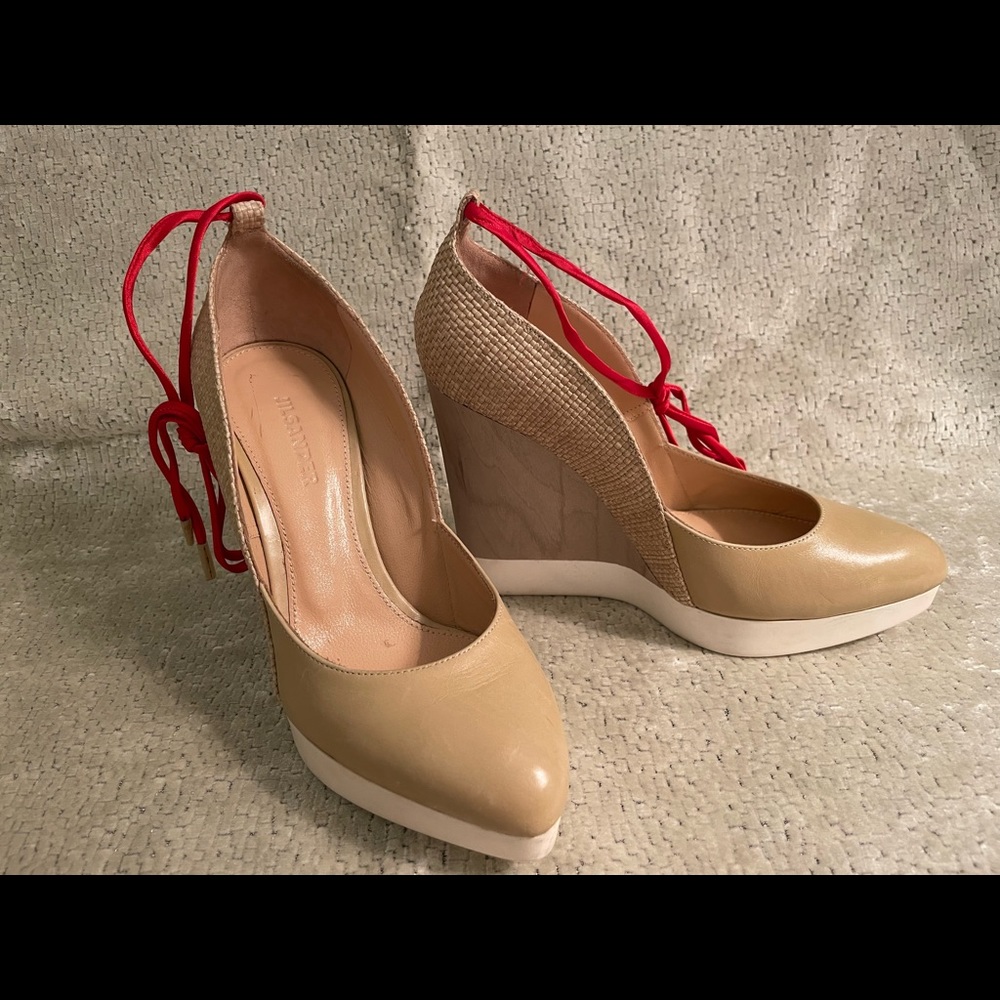 Jil Sanders platform wedge